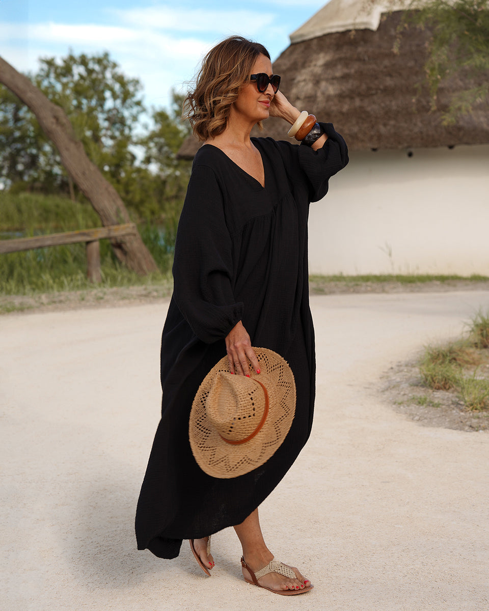 Vestido PILY negro – sabaar-store