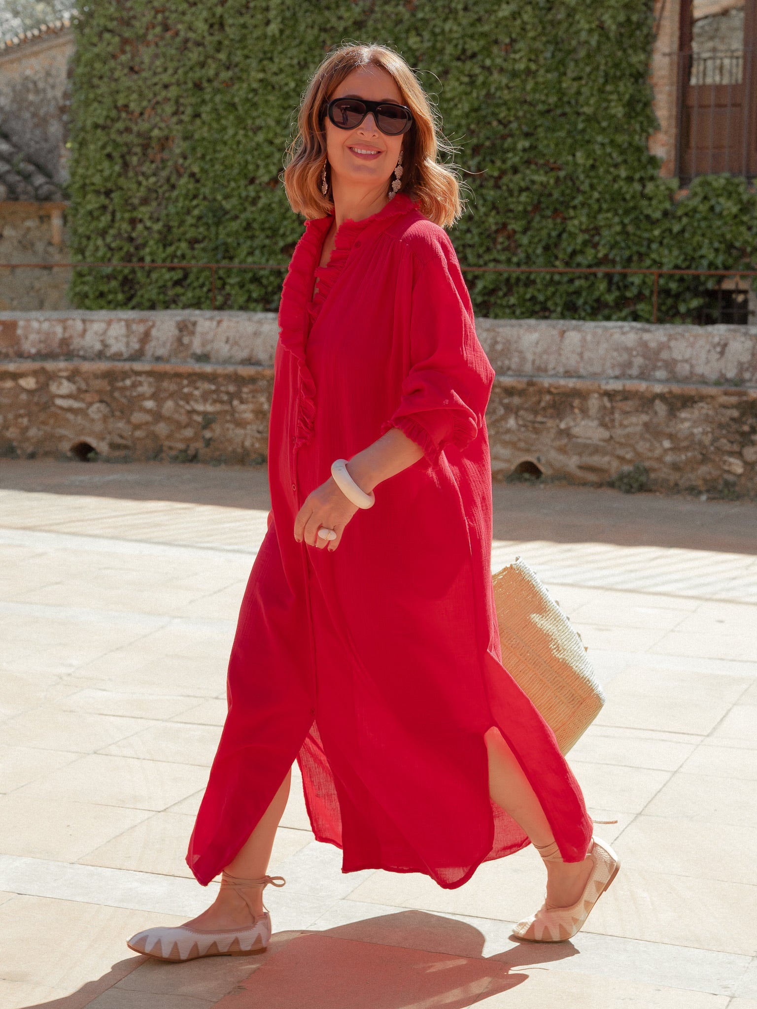 Vestido ROMY rojo – sabaar-store