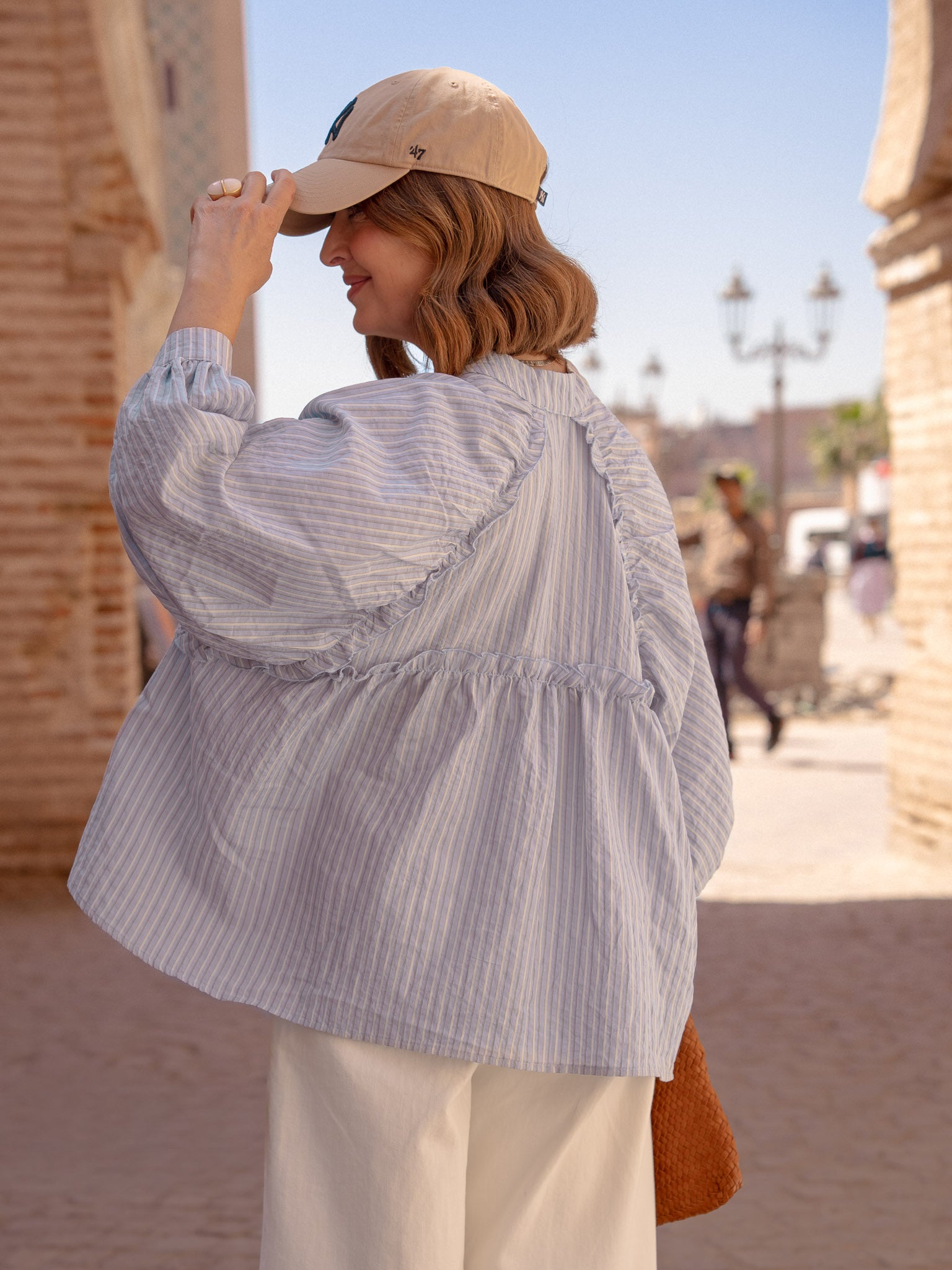 Camisa EMMA rayas azul – sabaar-store