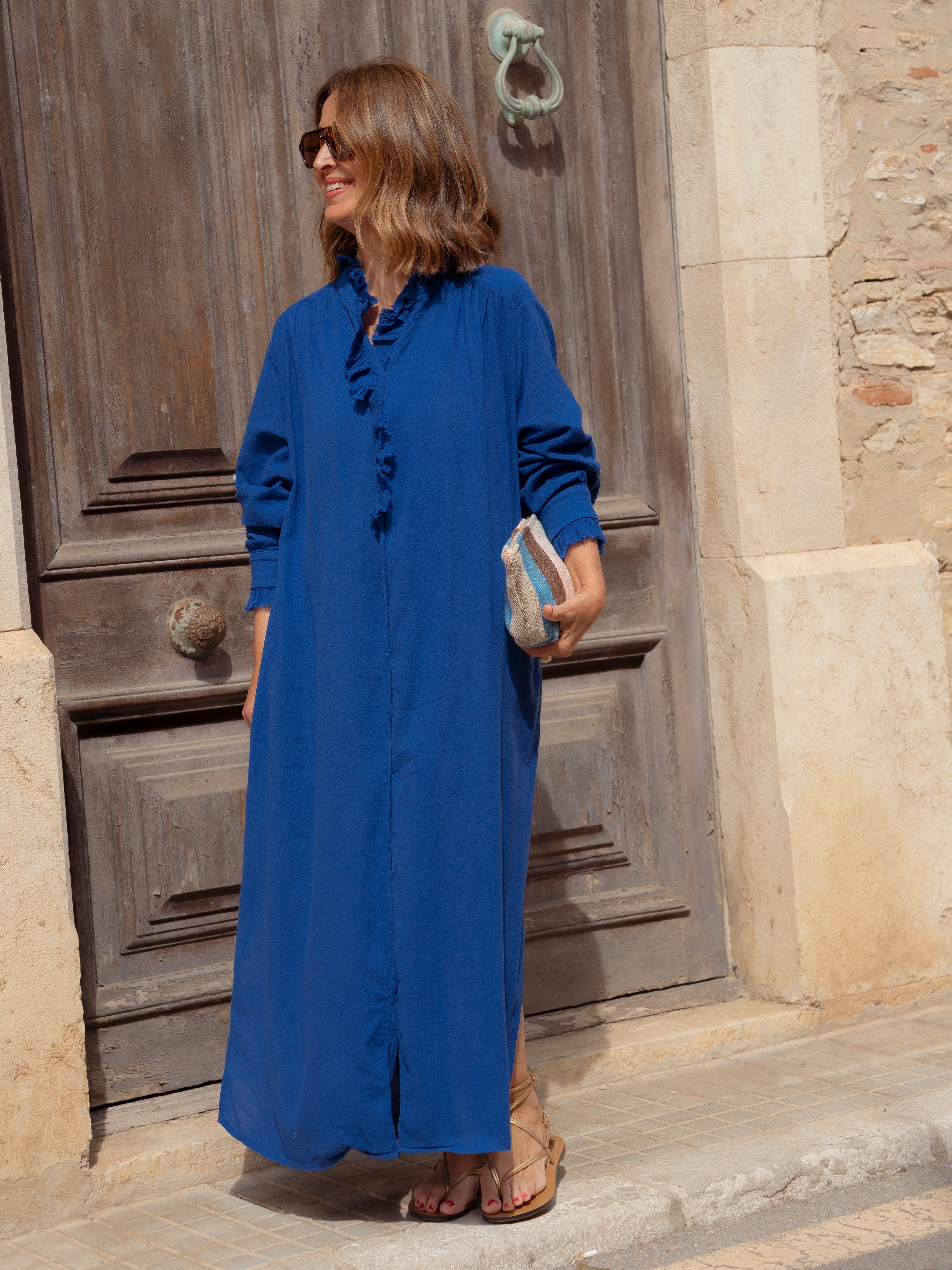 Vestido ROMY azul – sabaar-store