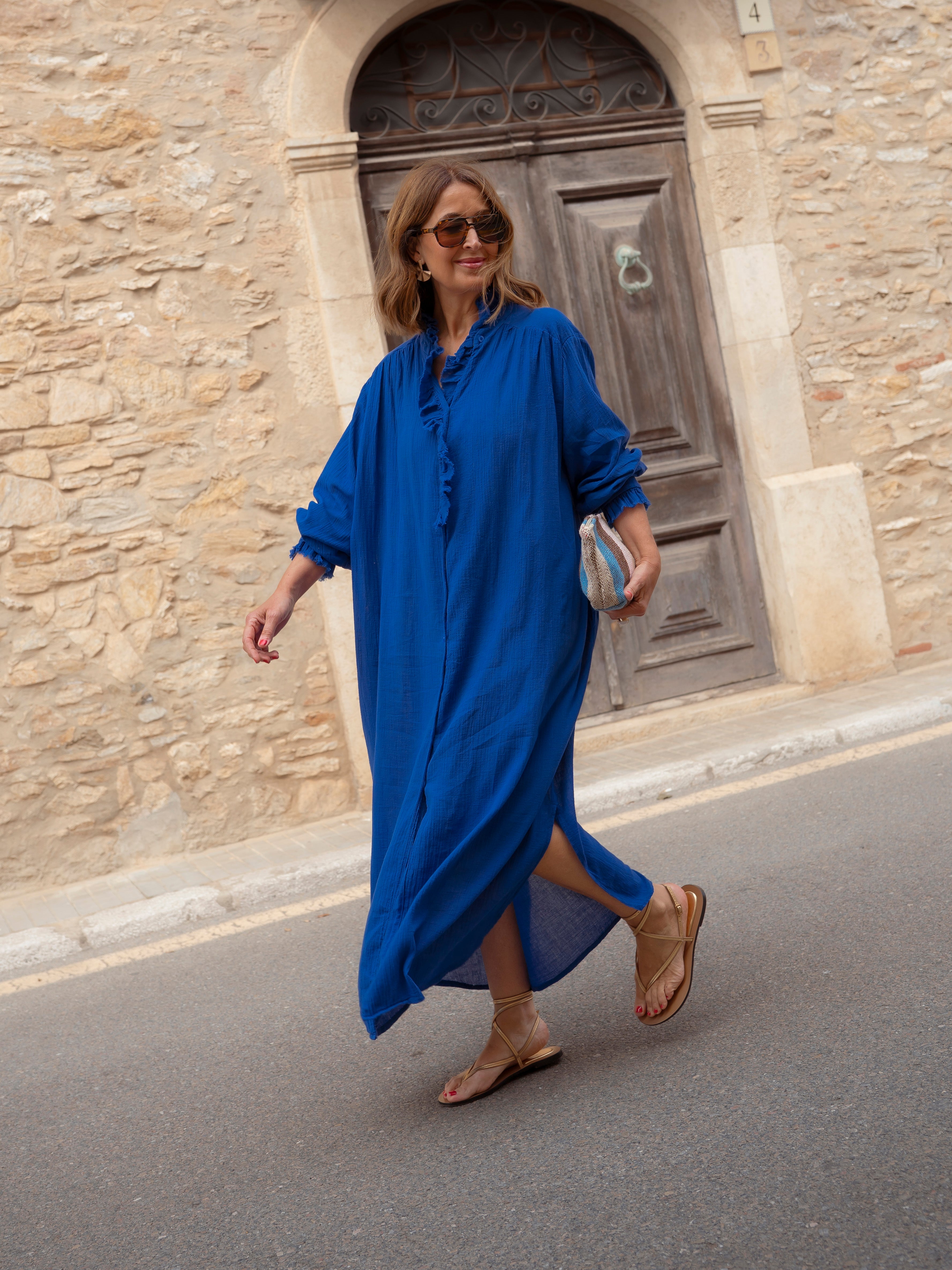 Vestido ROMY azul – sabaar-store